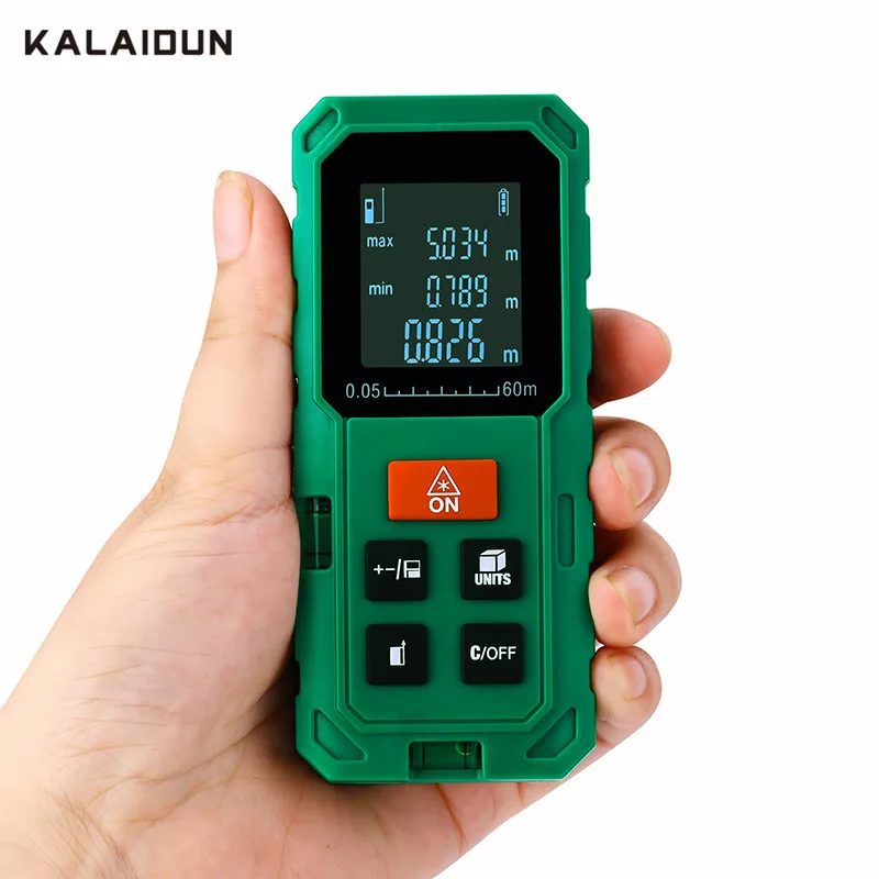 Лазерный дальномер KALAIDUN цифровой лазерный измерительный линейка 40 м/60 м/80 м/100 м |