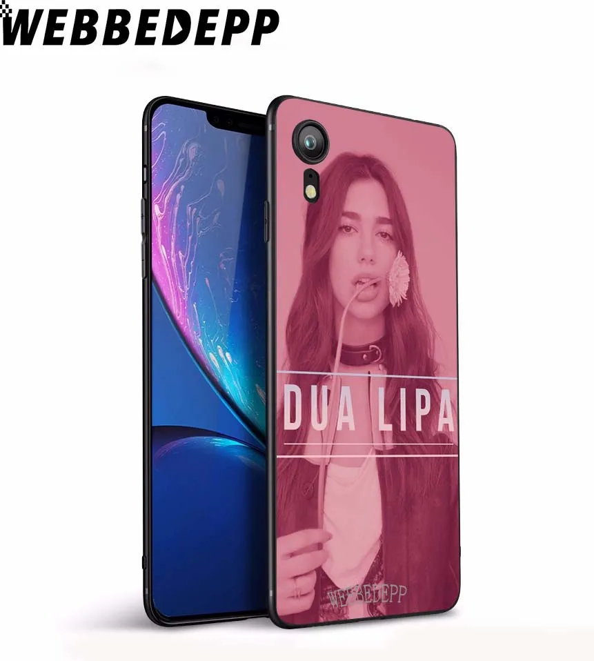 4 Мягкий чехол WEBBEDEPP Dua Lipa для iPhone 5 5S 6 6S 7 8 Plus X XS 11 Pro MAX XR - Цвет: 4
