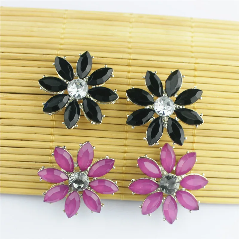 Новые модные великолепные ювелирные изделия оптом серьги в форме цветка для