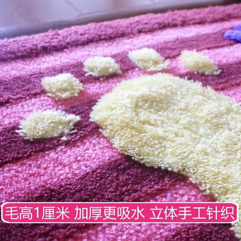 Милый напольный ковер с принтом ног для украшения спальни коврик ванной комнаты