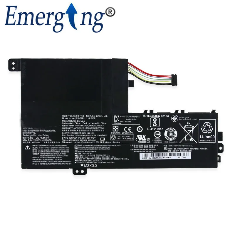 7,4 V 30WH ноутбук Батарея L15M2PB1 для lenovo Йога 510-14ISK 7000-14 520L15L2PB1 L15L3PB0 L15M3PB0 L15C2PB1