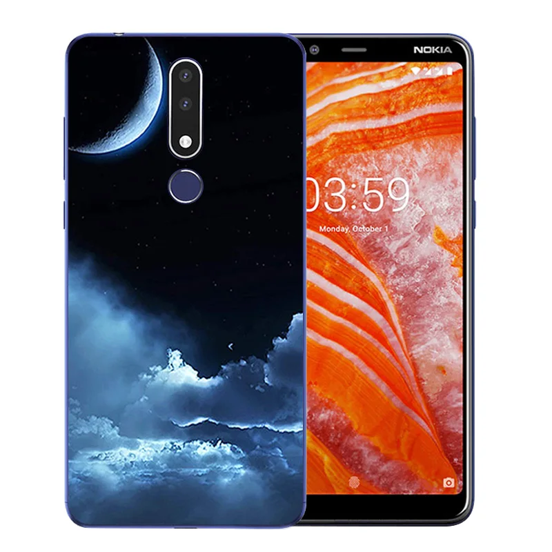 Phone Coque Cover Case For Nokia 2.1 3 5 3.1 7 Plus Soft TPU Silicone Back Hand Pattern 6 7.1 1 2018 Gel Capa |