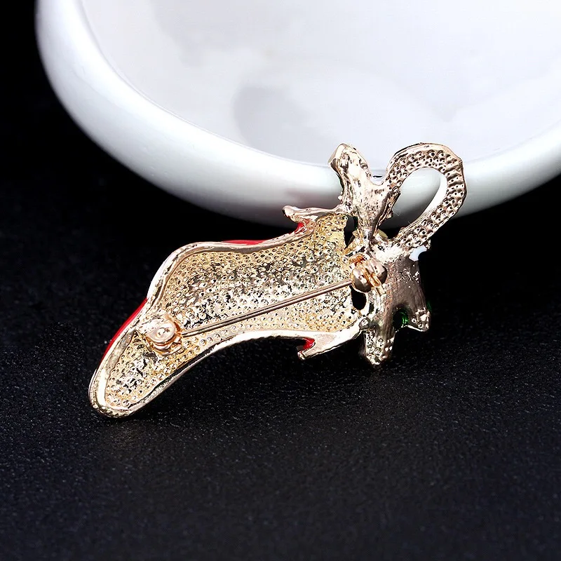 2018 прекрасные рождественские сапоги сплава масла Материал Броши Для женщин