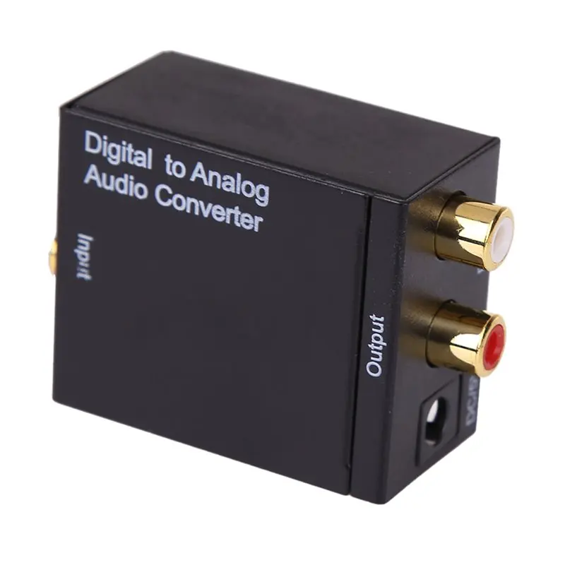 Digital To Analog Audio Converter LR SPDIF Coaxial Coax RCA Optical Toslink Adapter DC 5V | Электроника