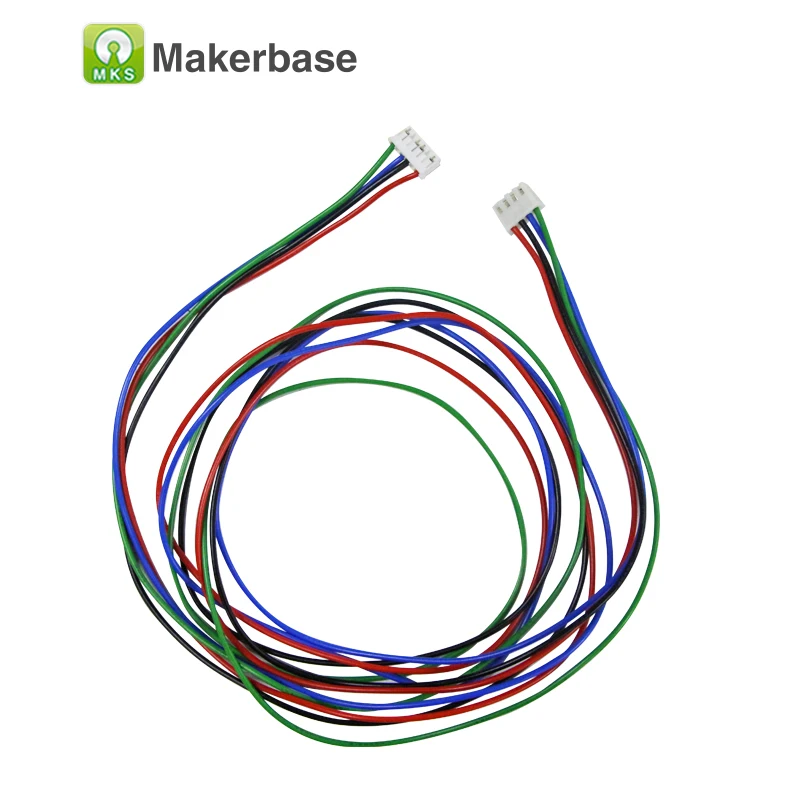 5 шт./лот Запчасти для 3d печати XH2.54 разъем RepRap Dupont провод 1 м 4pin женский nema17 кабель 42