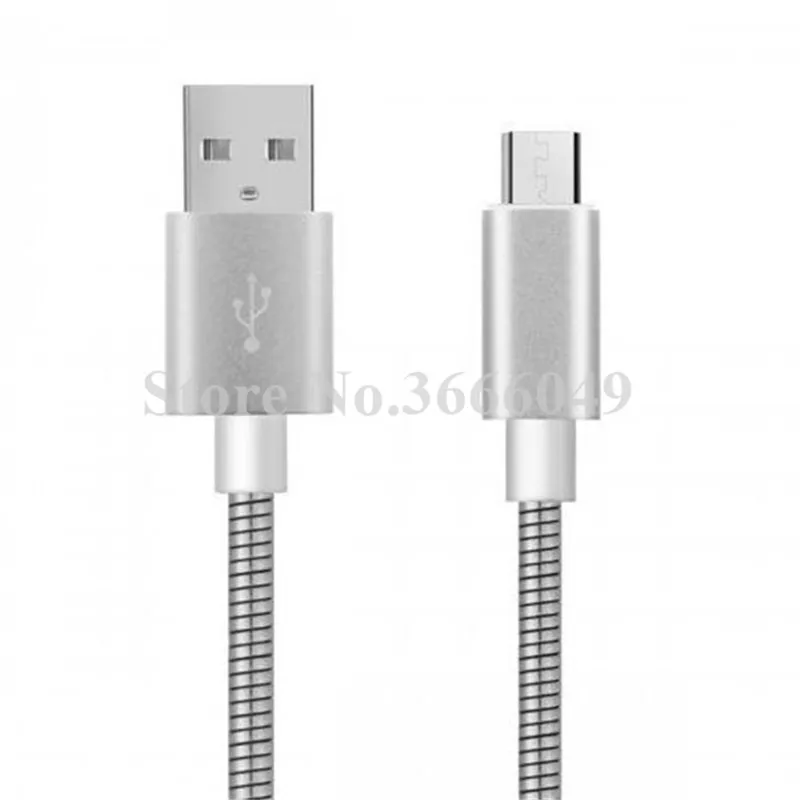10 шт. 1 м 3FT usb c Нержавеющая сталь Micro USB кабель зарядное устройство для samsung android для iphone 5 6 7 8 IOS11