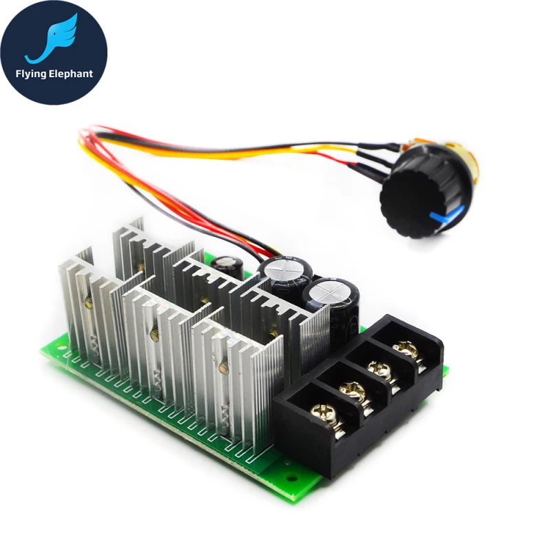 Шим тока регулятор частоты вращения двигателя 12v 24v 36v 48v 40A для щеточный мотор Управление 0