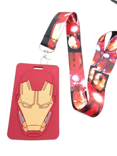 1 шт. Мститель Железный человек ПВХ ремень Брелки Подвеска подарки для вечеринки