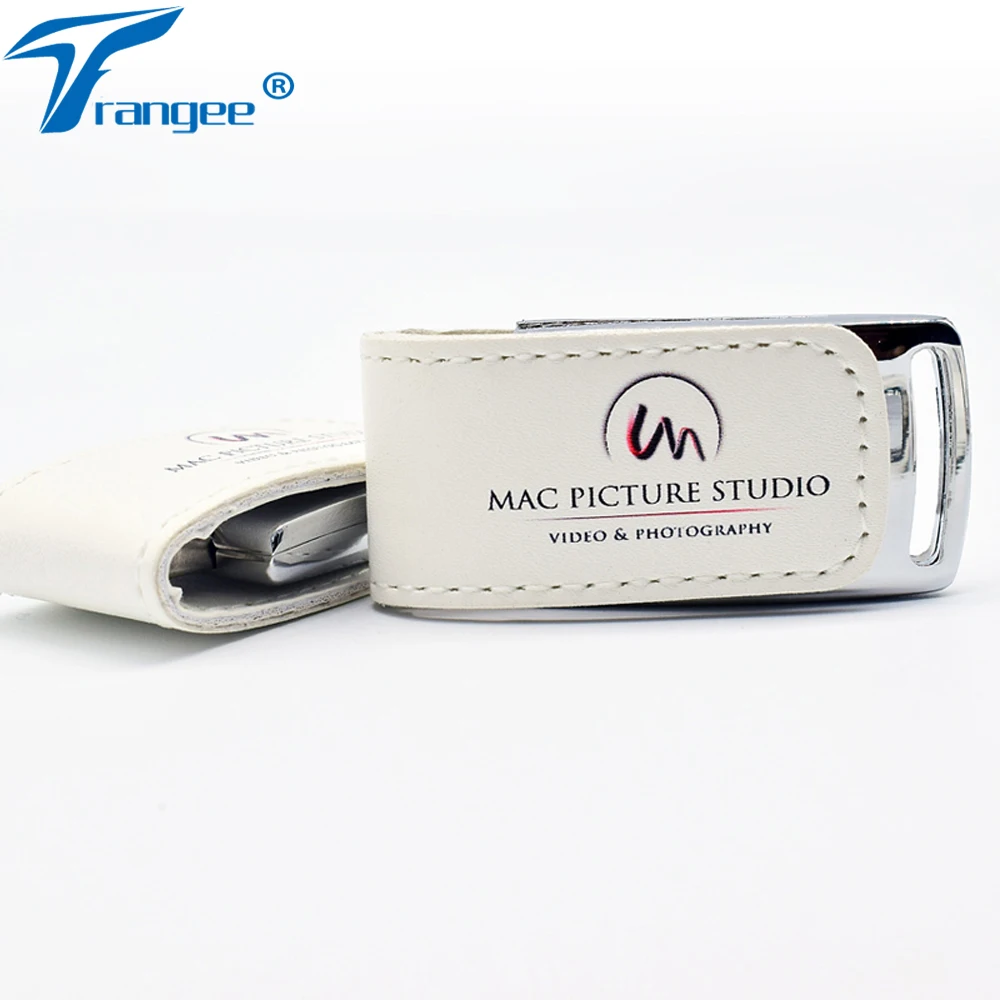 Trangee 10 шт./лот кожаный USB флэш накопитель 4 ГБ 8 16 32 64 2 0 Бесплатная печать логотипа