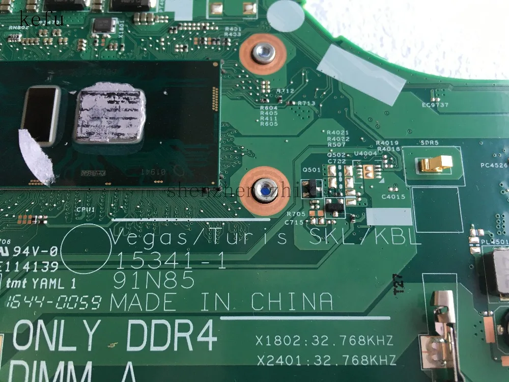 KEFU для Dell Inspiron 15-3567 3567 материнская плата для ноутбука 15341-1 91N85 DDR4 с I3-6006U ЦП тест хороший