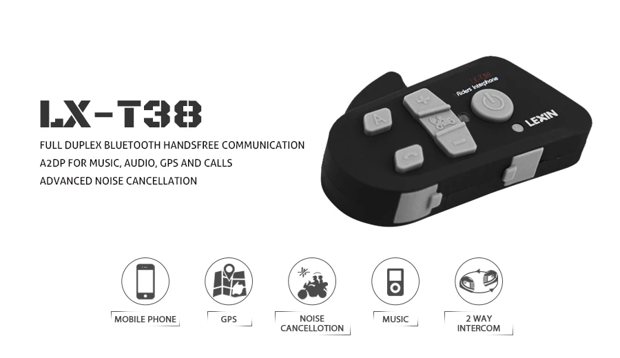 2 шт. Lexin T2 мотоциклетный Bluetooth шлем домофон с шумоподавлением BT intercomunicador переговорные гарнитуры MP3