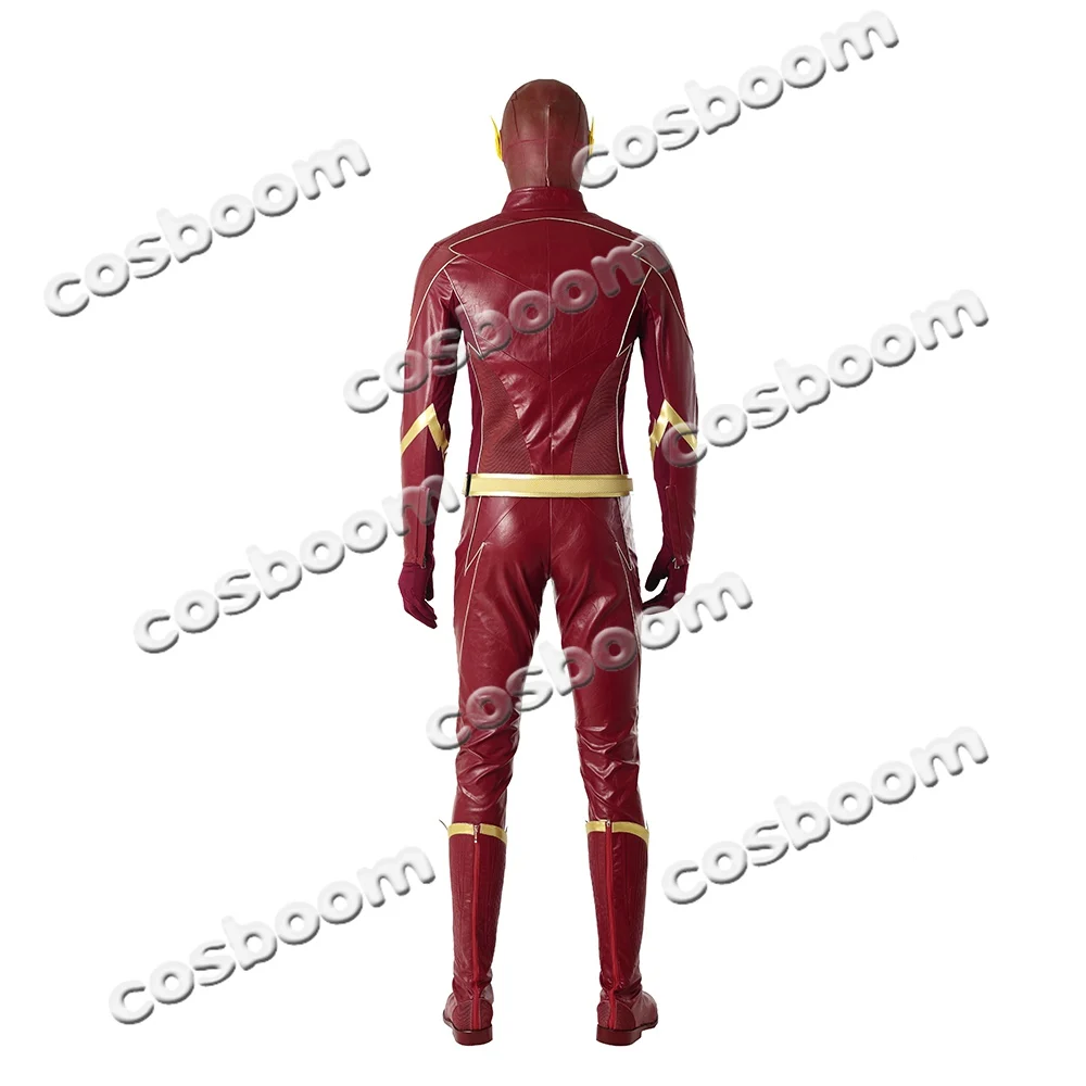Костюм COSBOOM The Flash 4 сезона мужской костюм для взрослых супергероя на Хэллоуин