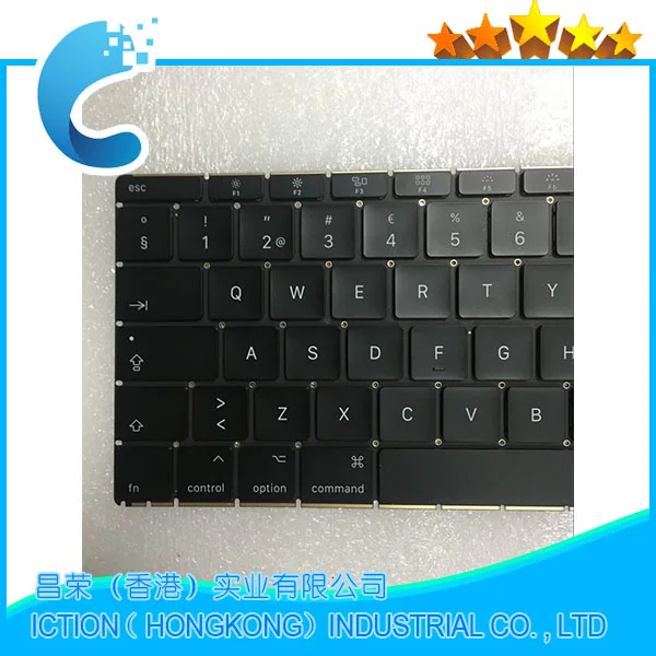 Оригинальная новая Французская клавиатура AZERTY A1534 для Macbook 12 дюймов 2015 2016