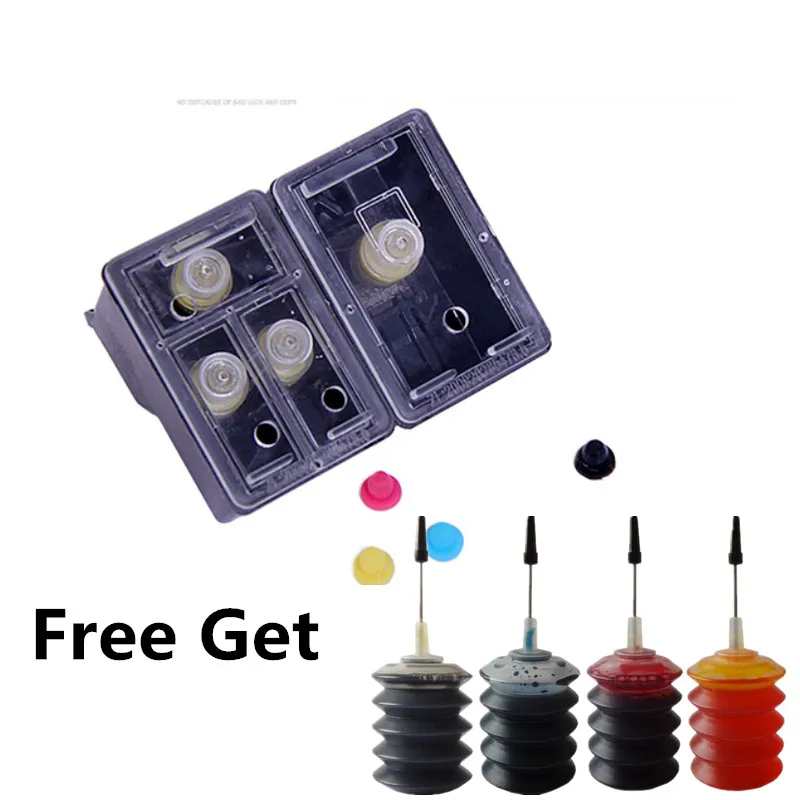 refillable ink cartridge Replacement for HP 61 DeskJet 1050 2050 2050s 2510 3510 D1010 1510 2540 4500 printer | Компьютеры и офис