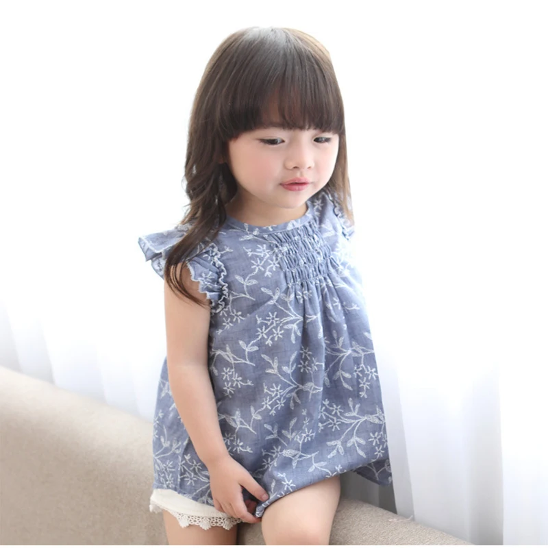 2016 новое поступление девочек летнее платье кружевном летние платья для девочки