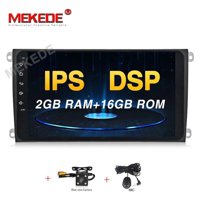 MEKEDE Android 9,0 ips DSP 9 ''полный экран автомобильное аудио-радио для Porsche Cayenne 2003-2010 с bluetooth Радио IPOD - Цвет: 16G add camera