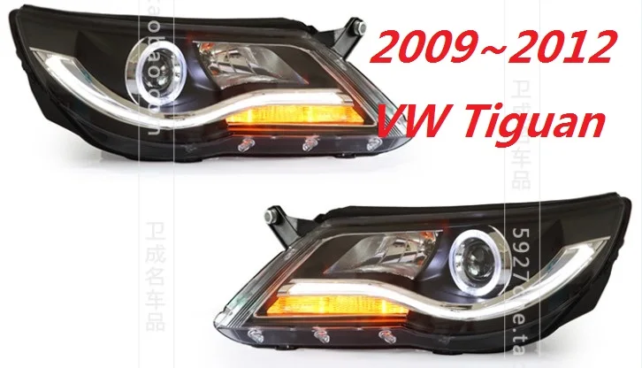 Tiguan головной светильник, 2009~ 2012,! Tiguan противотуманный светильник, 2 ps/se+ 2 шт балласт; Touareg, Tiguan - Цвет: Model1 2010 Tiguan