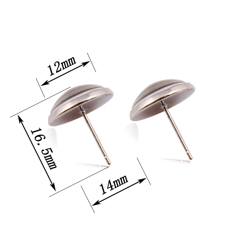 Женские серьги гвоздики из нержавеющей стали 6 дюймов|stud earrings|stud earrings for girlsear stud |