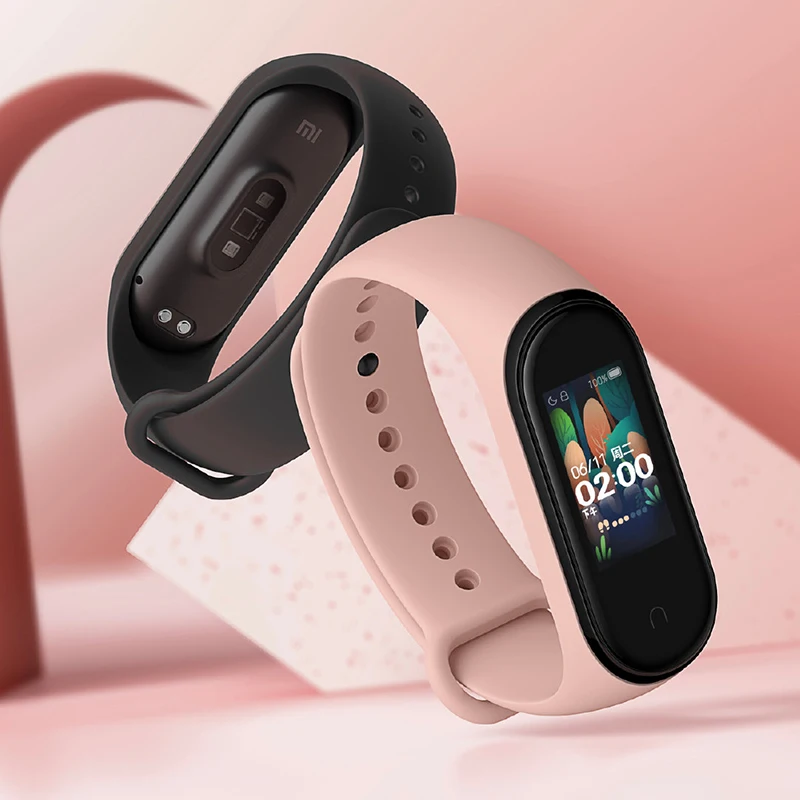 Новинка, Xiaomi mi-браслет 4 с цветным смарт-экраном, браслет для фитнеса, сердечного ритма, 135 мА/ч, Bluetooth, 5,0, 50 м, для плавания, mi ng, водонепроницаемый