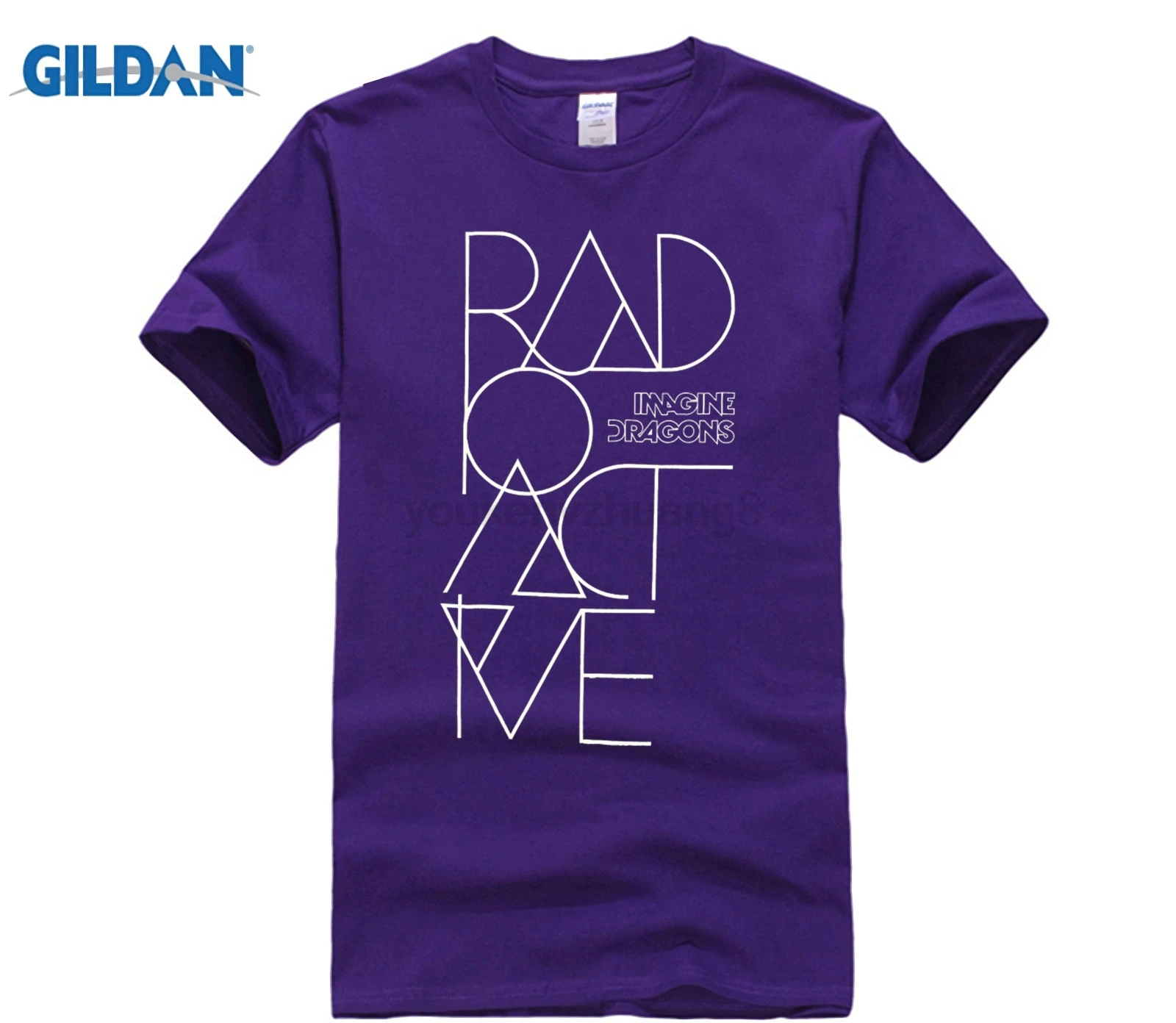 Горячие предложения IMAGINE DRAGONS RADIOACTIVE BLACK SLIM FIT T SHIRT NEW MUSIC ADULT Забавные футболки