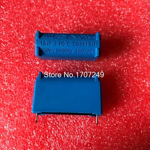 10 шт.лот BM CBB61 1,5 мкФ В переменного тока вентилятор кондиционирования воздуха контактный Тип материнской платы печатная плата пусковой конденсатор