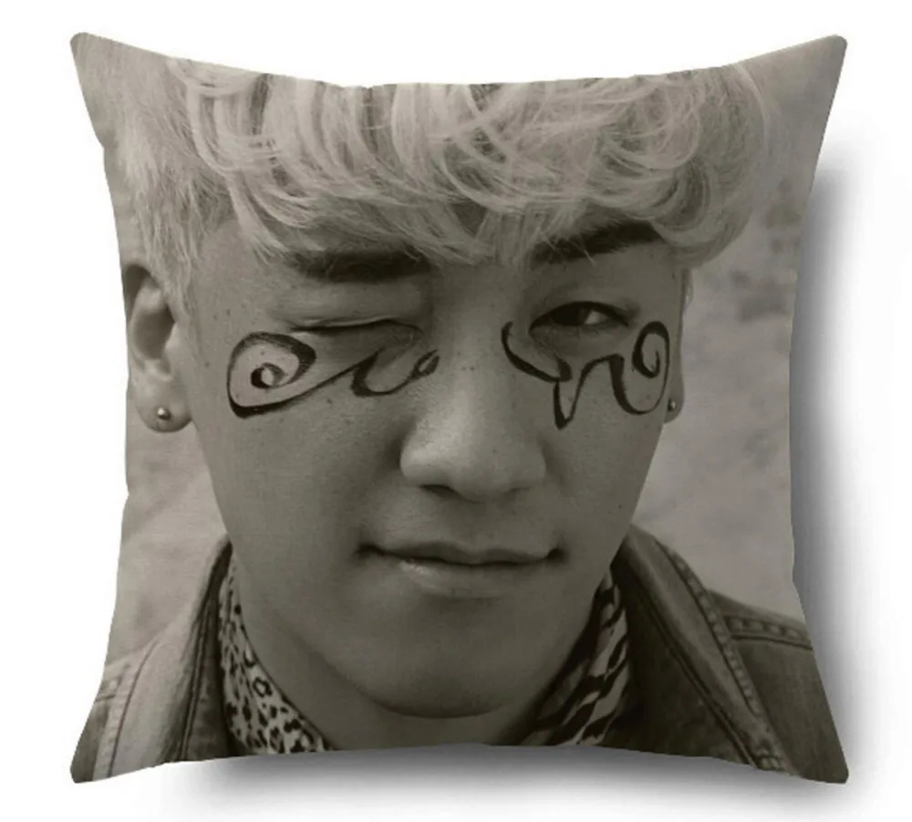 Kpop Bigbang Подушка Чехол GD Топ чехол для подушки на заказ Подарки крутые мягкие
