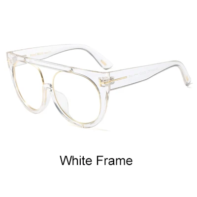 White Frame Ralferty хипстер модные оправы для очков для женщин и мужчин очки прозрачные черные очки оправа Близорукость Оптические Рецептурные очки F97260-1 - Цвет оправы: White Frame