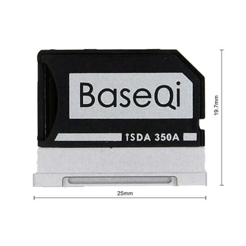 Оригинальный алюминиевый адаптер для карты Micro SD MiniDrive от Baseqi ноутбука с откидной