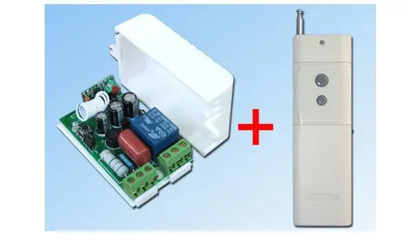 Лучшая цена 3000 м AC220V 10A 1CH RF беспроводной переключатель системы дистанционного
