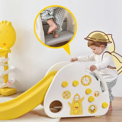 Детский игровой забор, забор для малышей, детский игровой парк, горка, игрушка для помещений, детский игровой парк, горка, качели, комбинация - Цвет: Slide1