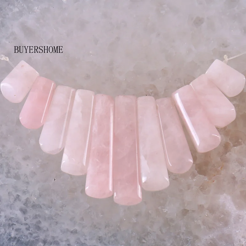 Pink Crystal Подвеска подходит для ожерелья натуральный опал оникс тигровый глаз зеленый авантюрин Кристалл Абалон раковина песчаник Родонит бусины набор 11 шт - Окраска металла: Pink Crystal