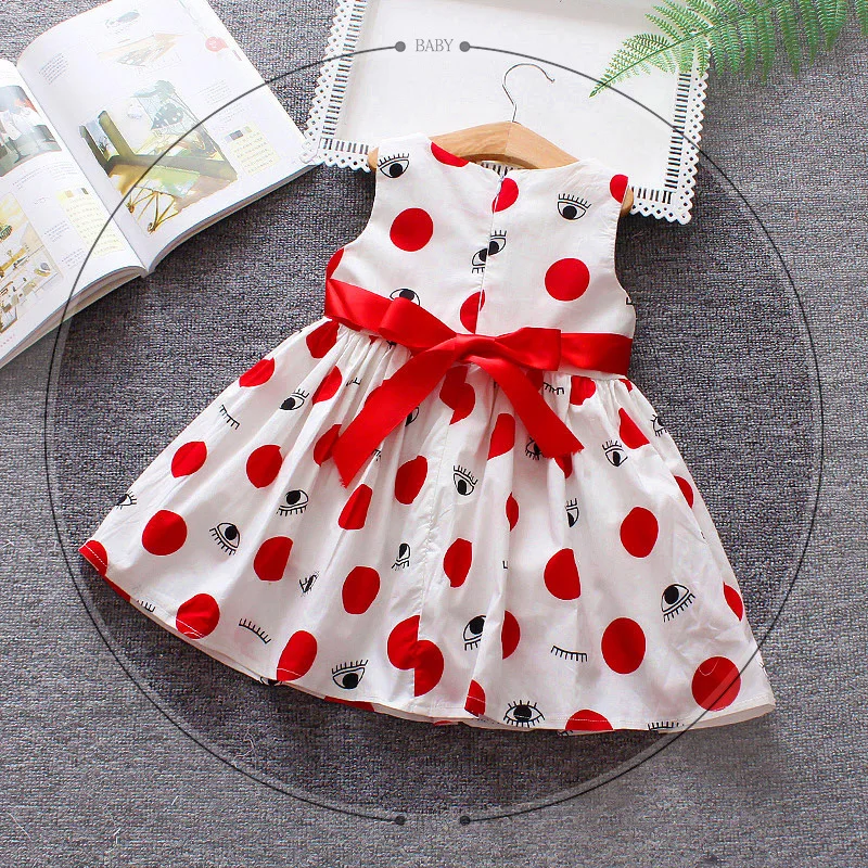 Платье для маленьких девочек высококачественное хлопковое платье новорожденных