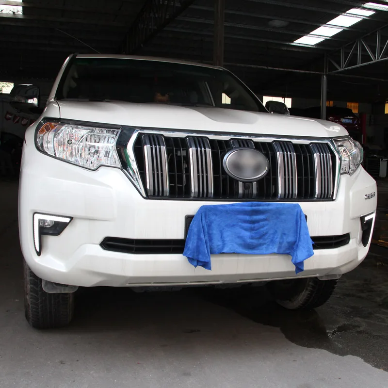 Светодиодный дневной светильник для Toyota Land Cruiser Prado 150 2018 2019 Водонепроницаемый 12V