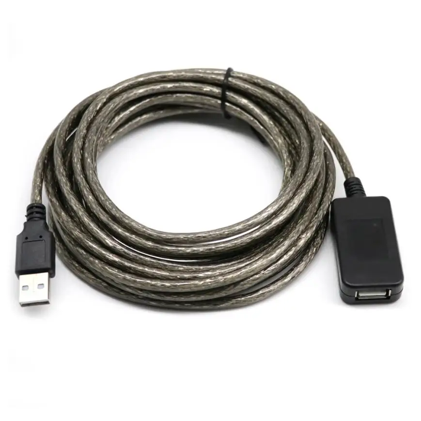 2017 30 футов 10 м 5 USB 2 0 удлинитель Ретранслятор кабель усилитель сигнала A Male To Female