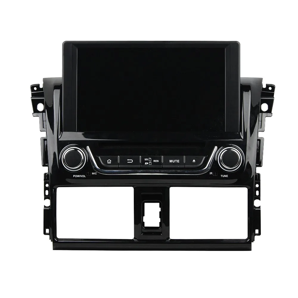 Ram 2G 8 &quotAndroid6.0 Автомобильный DVD Радио gps навигация для Toyota Yaris 2014 с 4G wifi Bluetooth IPOD tv USB