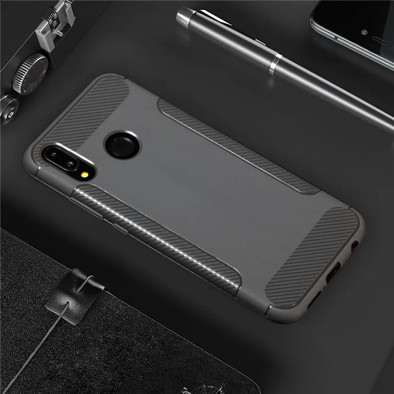 Модный Ударопрочный Мягкий чехол с узором для Huawei P20 lite Nova 3i 3E 2i Y5 Y6 Y7 Y9 2018 на Honor 9i 7A