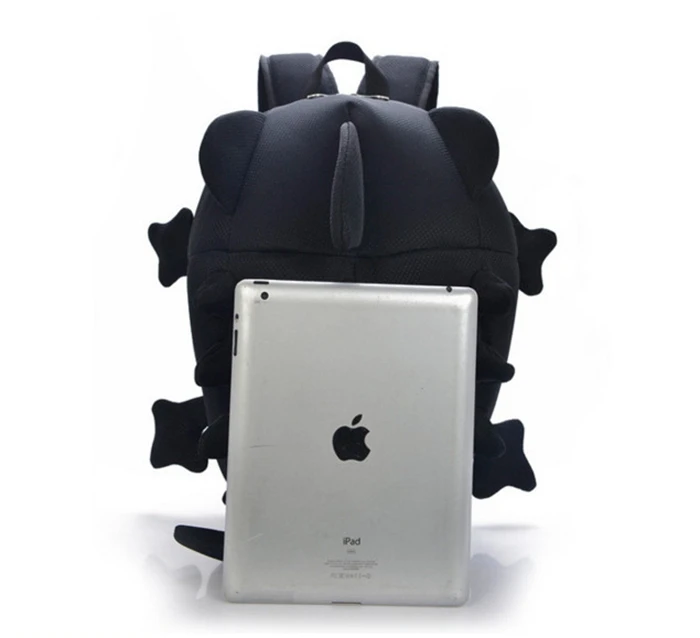 Милый 3D однотонный Рюкзак Хамелеон для девочек яркий рюкзак в форме монстра