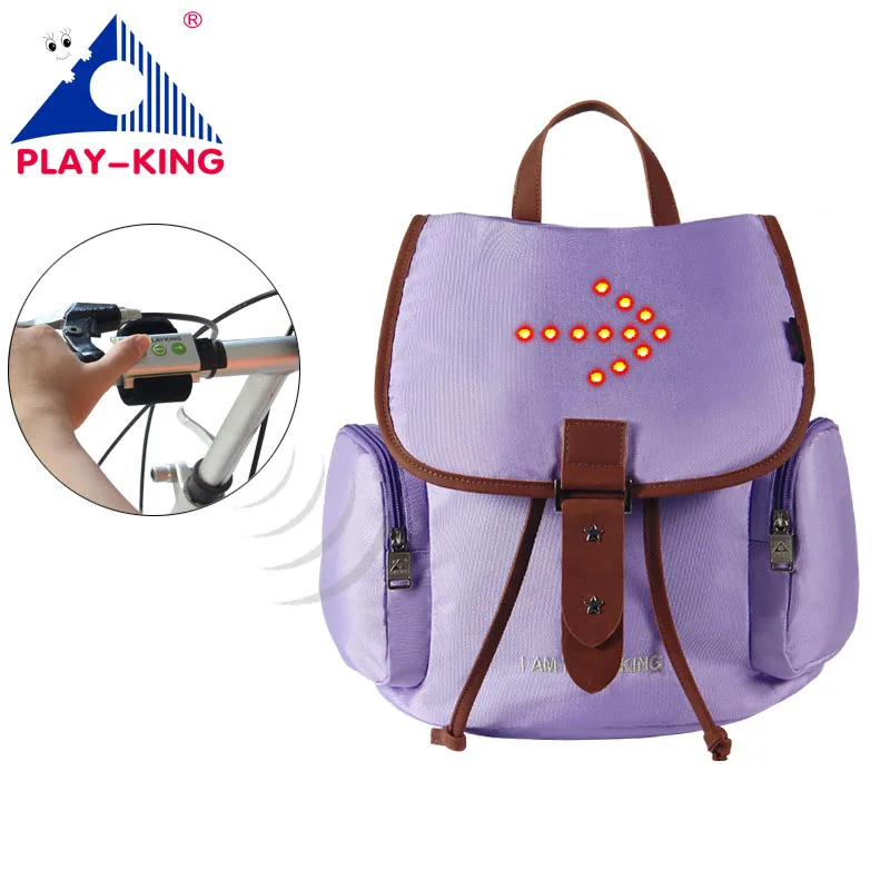 

LED Turn Signal Light Reflective Backpack Sport Outdoor Waterproof LED Safety Bag for Safety Night Cycling / Running / Walking