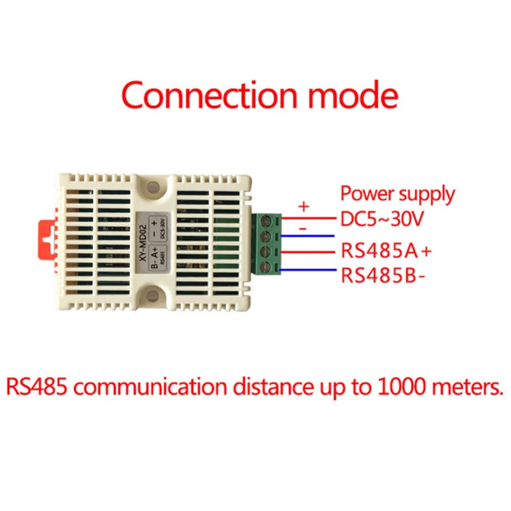 Useful Temperature and humidity transmitter Serial Communica temperature Sensors SHT20 Modbus RTU Acquisition Module Transducer | Дом и сад