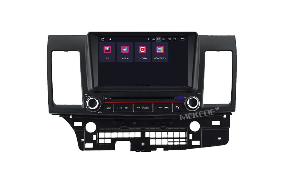 Android 9,0 " 2din автомобильный gps Навигатор Радио-Кассетный проигрыватель для Mitsubishi Lancer EX EVO Lancer 10 2006- WiFi BT USB navi