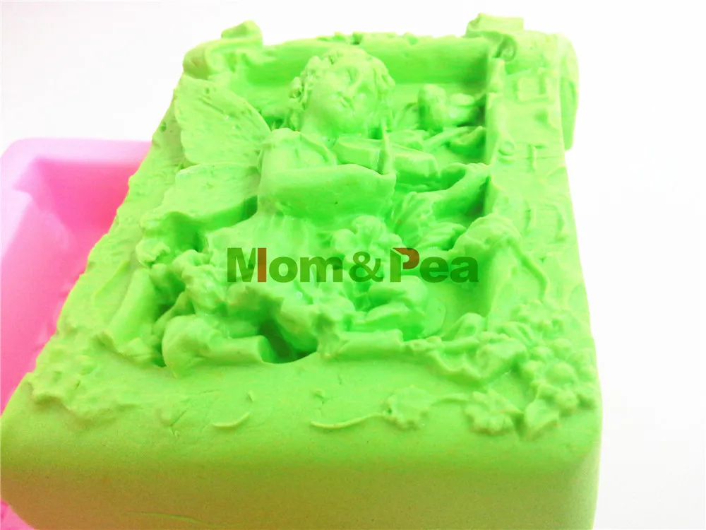 Mom & Pea 0395 Феи игра Voilin силиконовая форма для мыла украшение торта помадка торт 3D