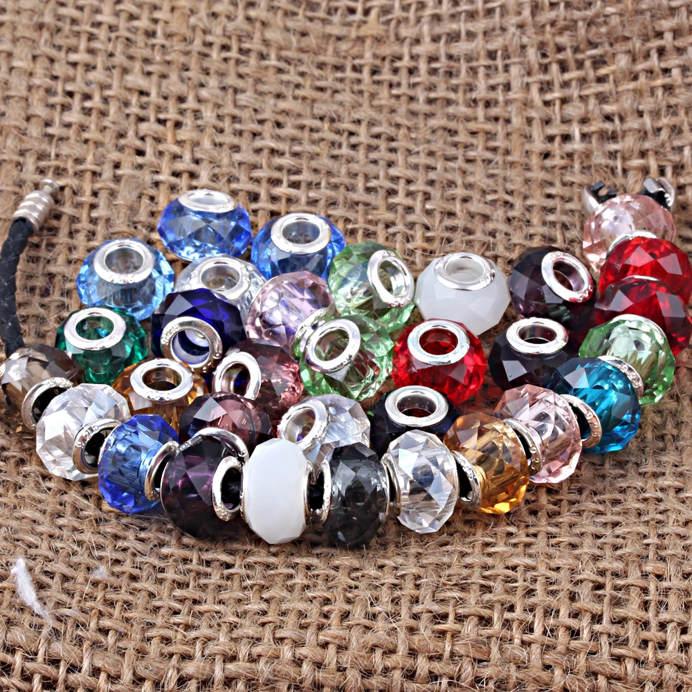 Бесплатная доставка разноцветные бусины россыпью из муранского стекла с большим