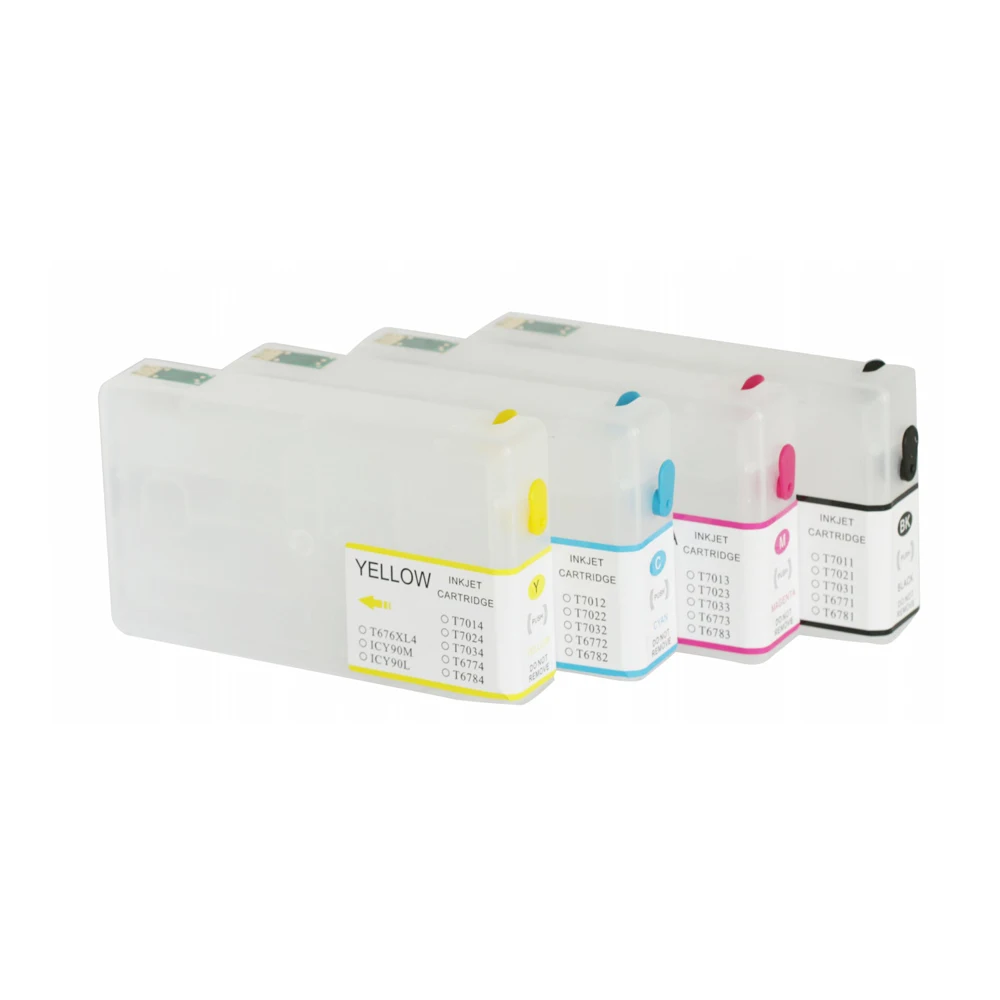 Многоразовый картридж для принтера EPSON Pro WF-5110 5190 5620 5690 с чипом ARC T7891-T7894 4 шт. |