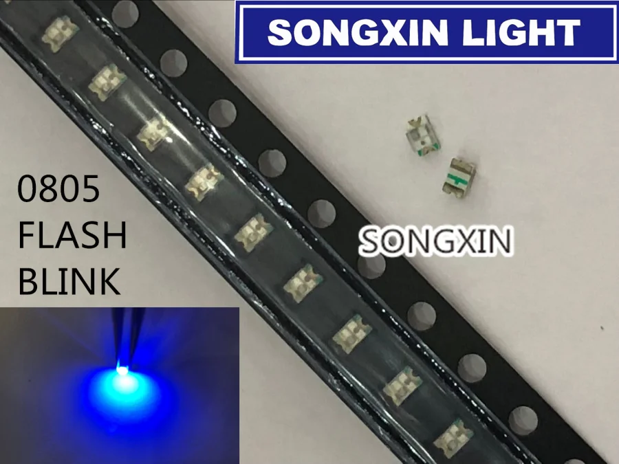 1000 шт. мигающий светодиодный Диод 2012 LED s 0805 мигасветодиодный СВЕТОДИОД SMD Diodo