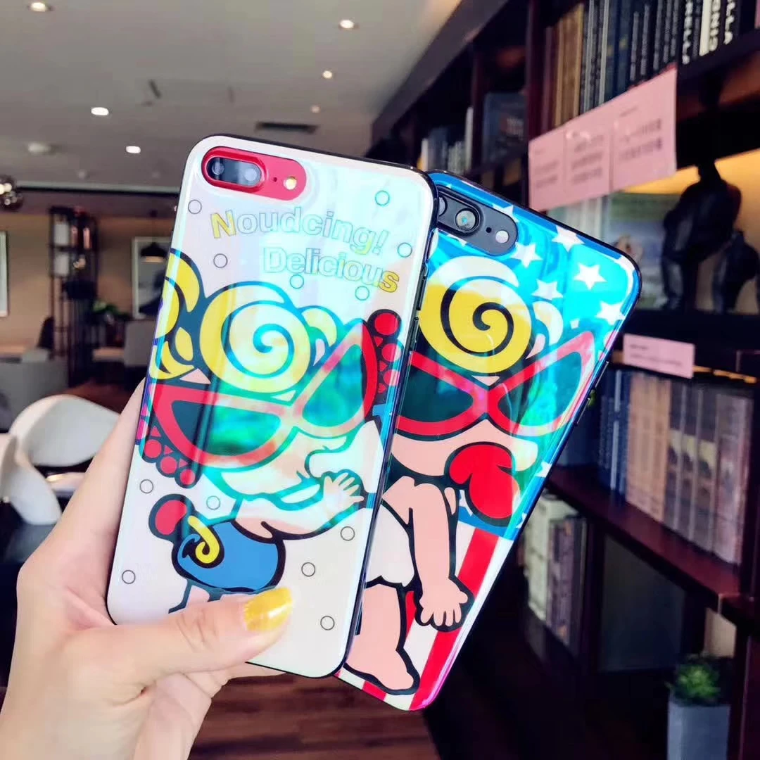 Супер мультфильм детский истерический мини-чехол для телефона iPhone Xs Max Xr X 10 8 7 6 S