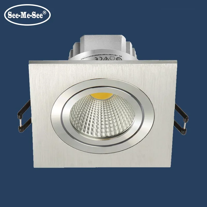 

Led COB Downlight Square 3W 5W 7W 9W 12W 15W 18W 20W 30W 40W LED Ceiling Recessed Dimmable Aluminium Alloy Lamp Spot Light