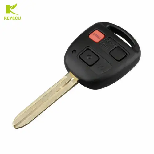 Брелок запуска автомобиля Keyecu 2 шт. дистанционный брелок зажигания для HYQ1512V Toyota FJ