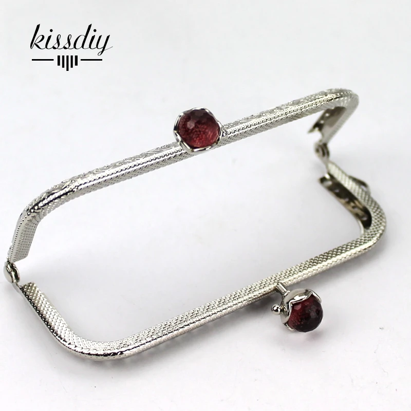 KISSDIY 10 шт. 5 см цветные Хрустальные шарики металлическая рамка для кошелька