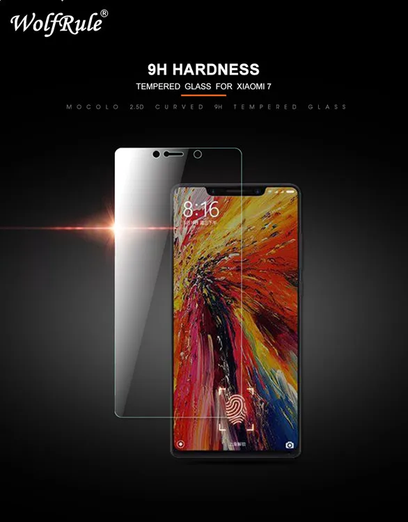 2 шт. Защитное стекло для экрана Xiaomi Mi 8 SE закаленное против царапин защитная