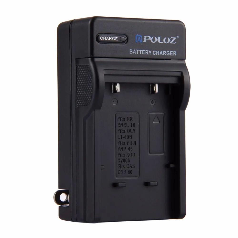 Зарядное устройство для камеры с американской вилкой Nikon EN-EL10 / Olympus LI-40B FUJI FNP-45 Kodak